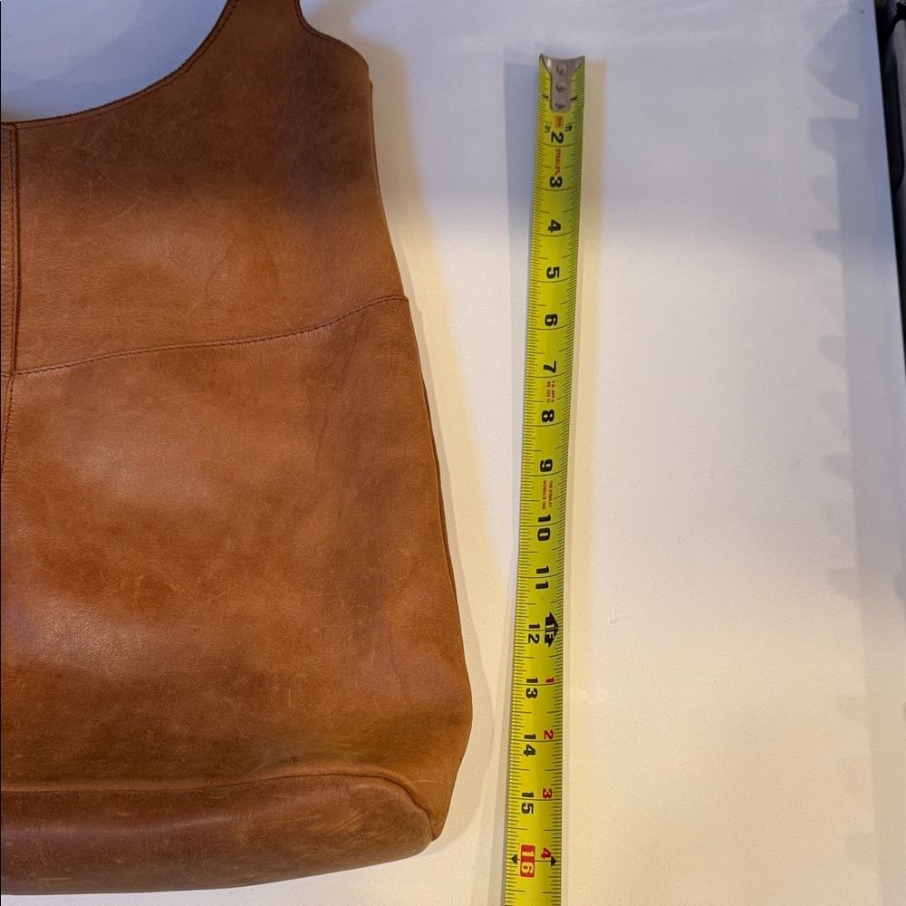 Tan Leather Tote Bag - Picture 8 of 10